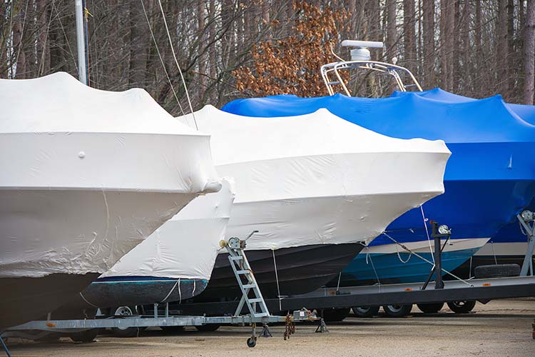 boat storage solutions - storage before storms
