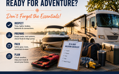 Before You Hit the Road or Lake: The RV and Boat Owner’s Vacation Checklist