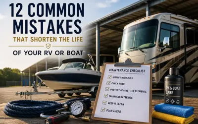 12 Common Mistakes That Shorten the Life of Your RV or Boat