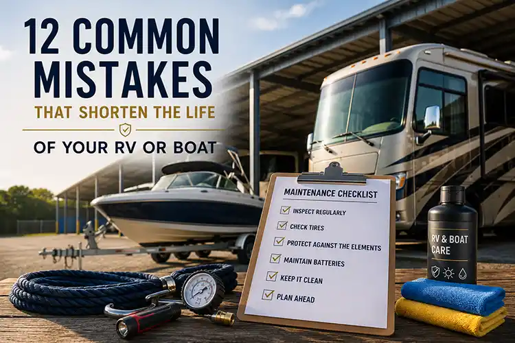12 Common Mistakes That Shorten the Life of Your RV or Boat